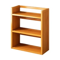 Wakeshome - Estante De Madera 3 Niveles Organizador Cocina/ Baño Repisa