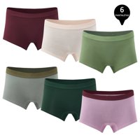 Giovacchino - Pack De 6 Calzones Boxer Pantaleta Bambú Mujer