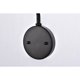 thumbnail image 4 of Aplique de Pared Cavoli de Elegant Lighting con 2 Luces Negro Vidrio Hierro, 4 of 8