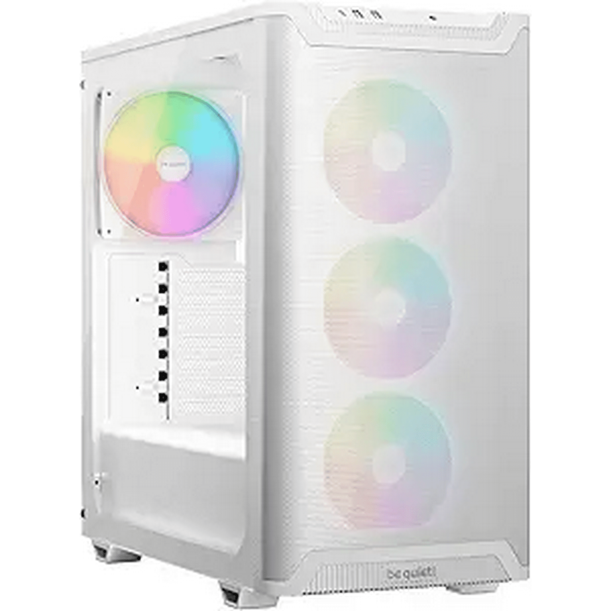 Be Quiet! - Gabinete Gamer Pure Base 501 Lx White, 3x120mm Argb, 1x140mm Argb, Atx, Color Blanco