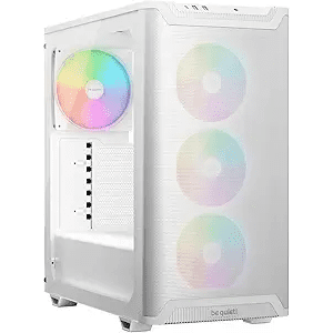Be Quiet! - Gabinete Gamer Pure Base 501 Lx White, 3X120Mm Argb, 1X140Mm Argb, Atx, Color Blanco