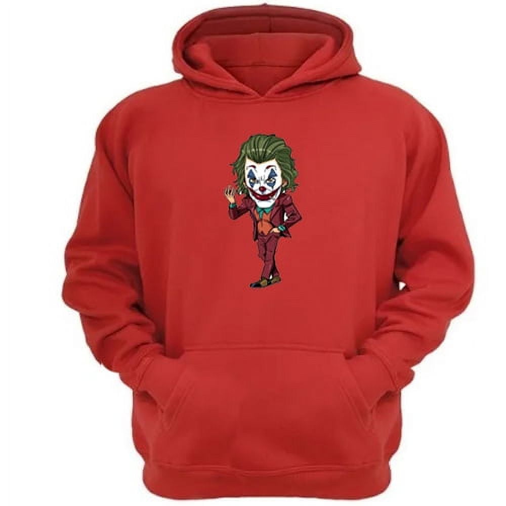 Genérico - Polerón Canguro The Joker Rojo Talla M Unisex