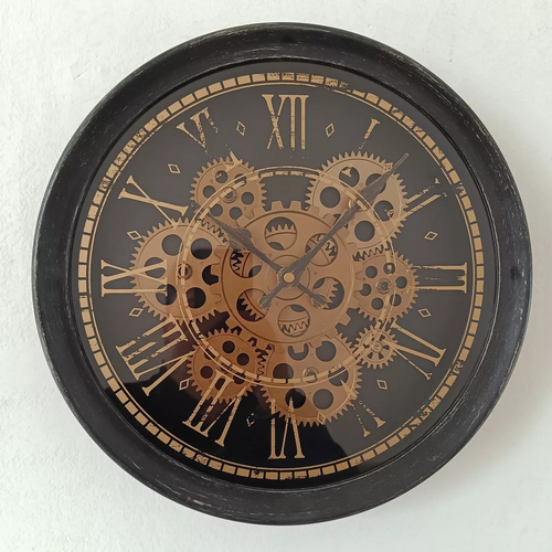 Genérico - Reloj De Pared 46.3X37.7X39.6 Cm Elemental Café