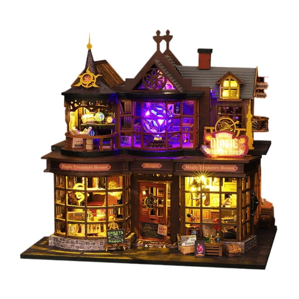 Kits De Muebles Para Casas De Muñecas En Miniatura Para Hacer Tú Mismo, Ilustraciones, Accesorios De Madera Para Casas De Muñecas