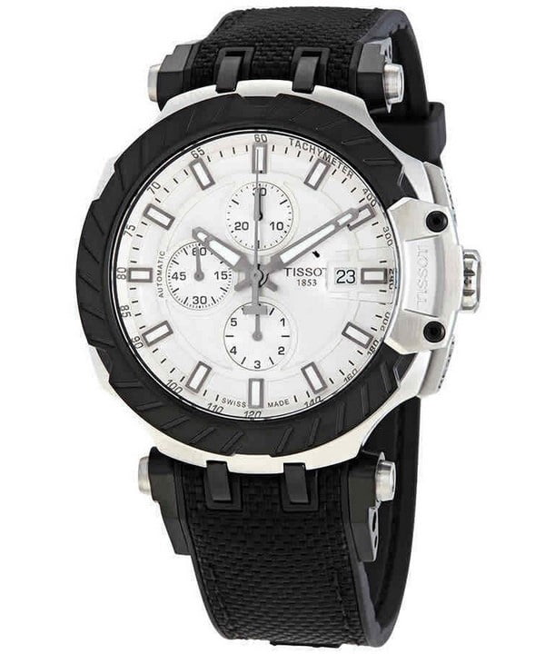 Tissot Orologio Sportivo T1154073703100 – Automatico Svizzero, Cassa 48mm, Gomma Rosa PVD - 5