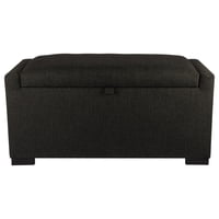 Máxima Design - Banqueta Con Baúl Leyzy Grafito Omega 40X55X105 Cm