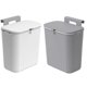 thumbnail image 1 of 2pcs Cubo de Basura Colgante,Cubo de Basura con Tapa para Interior y Cocina,Cesto de Basura de Pared de Cocina,Cubo de basura para encimera,Deslizante Abierto,Para Baño,Dormitorio,Oficina, 1 of 8