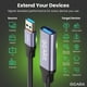 thumbnail image 4 of Cable de extensión activo USB 3.0 GearIt de 20 m, A-macho a A-hembra, 4 of 8