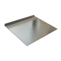 Bothyi - Tabla De Cortar De Acero Inoxidable Resistente Con Borde De Mostrador, Tabla De Repostería Antioxidante, 50 X 40 Cm