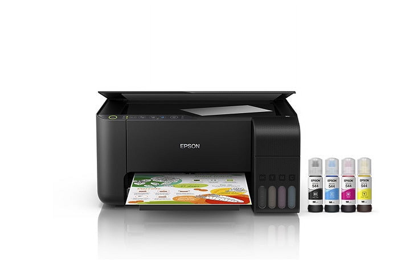 Impresora Epson Color Multifunción Ecotank L3250 Con Wifi Negra 220V