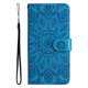 thumbnail image 3 of Funda tipo cartera FOXDOCK para Honor X6C 4G , diseño girasol en relieve, cuero PU, cierre magnético, soporte y tarjetero, 3 of 5