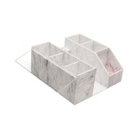 Ioensy - Organizador De Extensiones De Pestañas, Organizador De Maquillaje Para Accesorios Para El Cabello, Herramienta De Injerto De Mármol