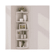 thumbnail image 4 of Esquinero Flotante De 5 Niveles De Pared Blanco Estante, 4 of 5
