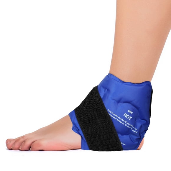 Bolsa de hielo para tobillo Wrap Fittest Pro para hinchazón y lesiones