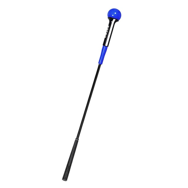 Entrenador de golf,Herramienta de entrenamiento Palo de práctica ligero portátil,Palo de calentamiento para corrección de posición Flexibilidad Tempo Azul