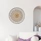 thumbnail image 2 of Circulo Decoración De Mimbre Para Pared Casa Terraza Mediano blanco Tamano Unico, 2 of 8