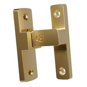 Magideal - Pestillo De Puerta De 90 Grados Cerradura De Puerta De Seguridad, Con Tornillos, Puertas Resistentes Cerradura De Perno Pestillo Abatible Para Baño De Dorado