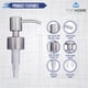 thumbnail image 4 of Bombas dispensadoras de jabón y loción Top Home Store de acero inoxidable, 4 of 8