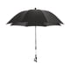 thumbnail image 2 of Paraguas Para Cochecito De Bebé Con Abrazadera, Parasol Para Cochecito De Verano Al Aire Libre, Color Negro, 2 of 5