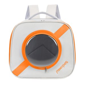 Ioensy - Mochila Transportadora Para Mascotas, Transpirable, Con Correa Para El Hombro, Novedad, Bolsa Portátil Para Perros Y Gatos, Color Naranja