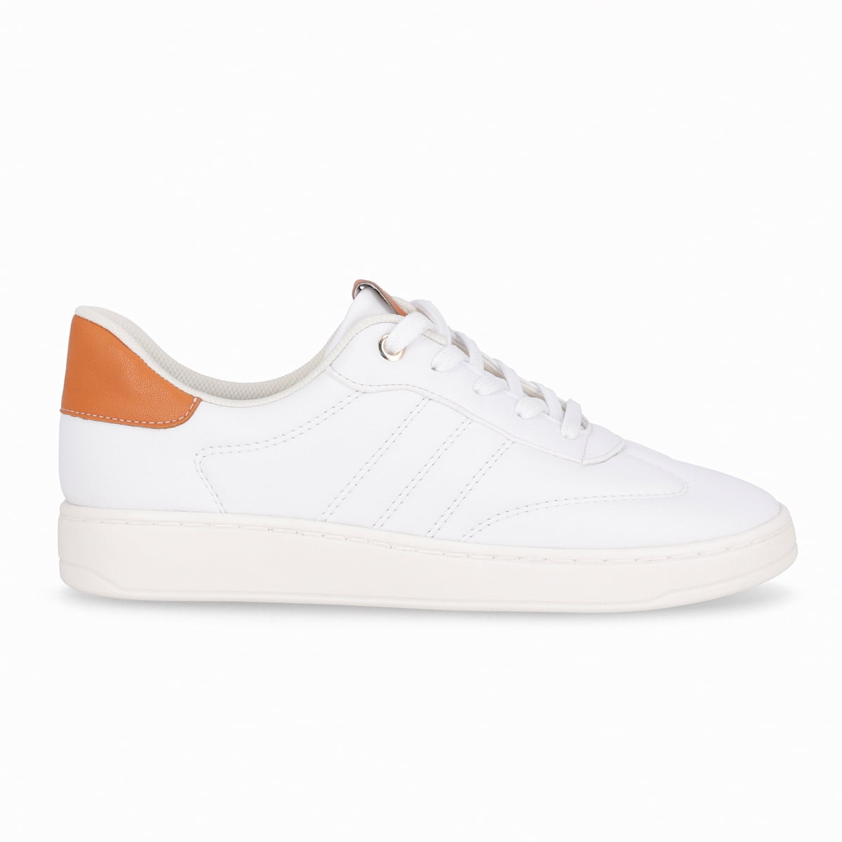 Zapatilla Mujer Blanco/naranjo Beta 65 Piccadilly