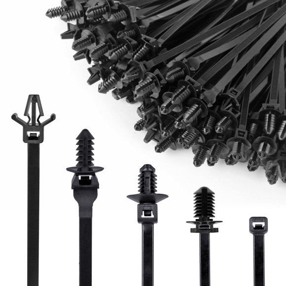 Cables con cierre de cremallera, 160 unidades, de nailon, autobloqueantes, para coche/UTV