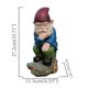 thumbnail image 5 of Figurine Hi-Line Gift Ltd. Blue Muse, poliresina, 18 x 11 x 27 cm, 5 of 5