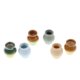 thumbnail image 4 of 6 piezas escala 1/12 dollhouse jarrón de porcelana en miniatura florero multicolor, 4 of 4