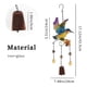 thumbnail image 3 of Colgante Jardín Colibrí Vidrio Y Cobre, 3 of 3