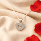 thumbnail image 3 of Collar Corazón Circón Elegante en Plata 925, 3 of 3