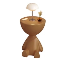 Genérico - Mesa Elegante De Arrimo Café