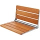 thumbnail image 4 of Asiento de ducha plegable de teca VEVOR montado en la pared 20,9 x 40,6 cm, 4 of 9