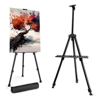 Genérica - Atril Plegable Metálico Ajustable Para Pie Y Sobremesa