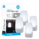 thumbnail image 1 of Luz nocturna GE LED Plug-in, sensor del anochecer al amanecer, 4 unidades, 1 of 7
