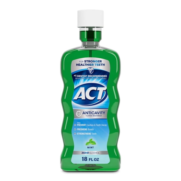ACT Enjuague Bucal Fluoruro Anticavity 532 ml Sin Alcohol