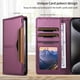 thumbnail image 3 of Funda Billetera para [Xiaomi 15T] Tarjetero Magnético Soporte Morado, 3 of 6