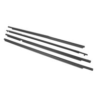 Ioensy - 4X Moldura De Cinturón De Puerta De Sellado De Ventanas De Burlete Para Toyota 09-12
