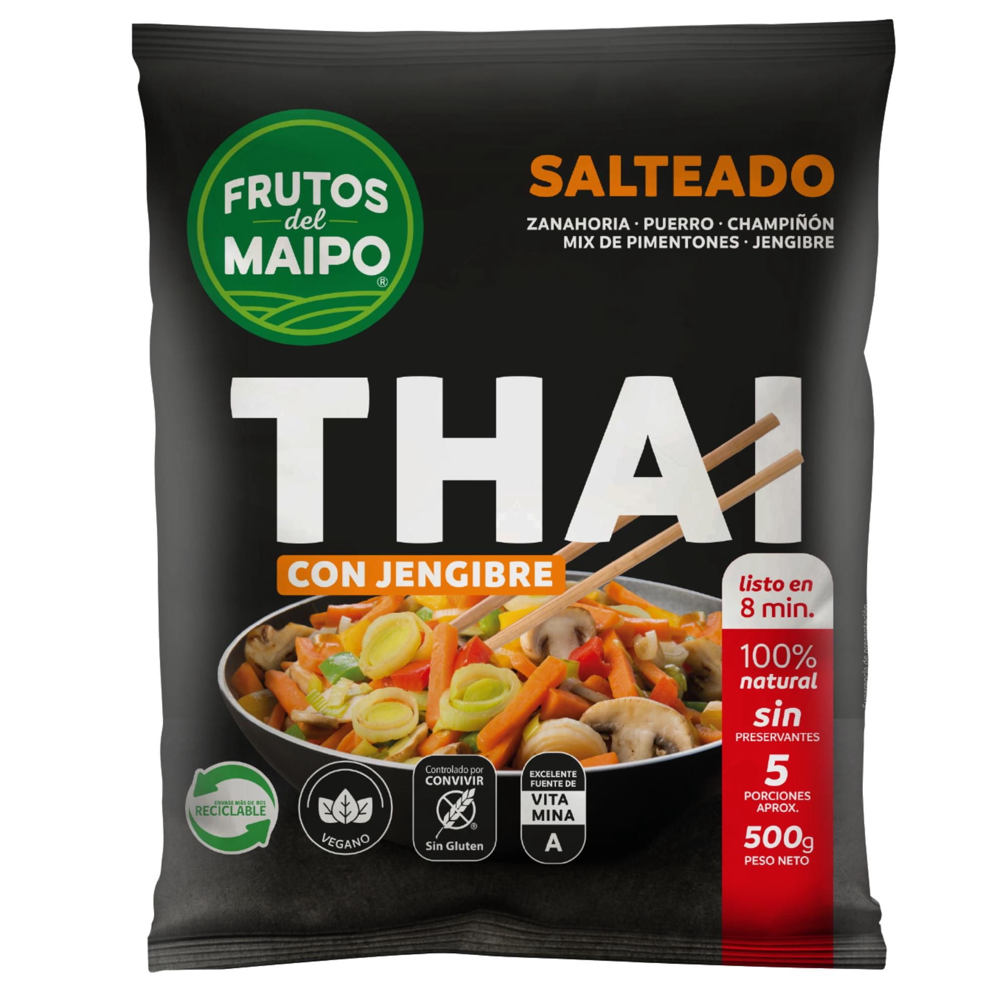 Salteado Thai Wok Congelado 500 g Frutos Del Maipo