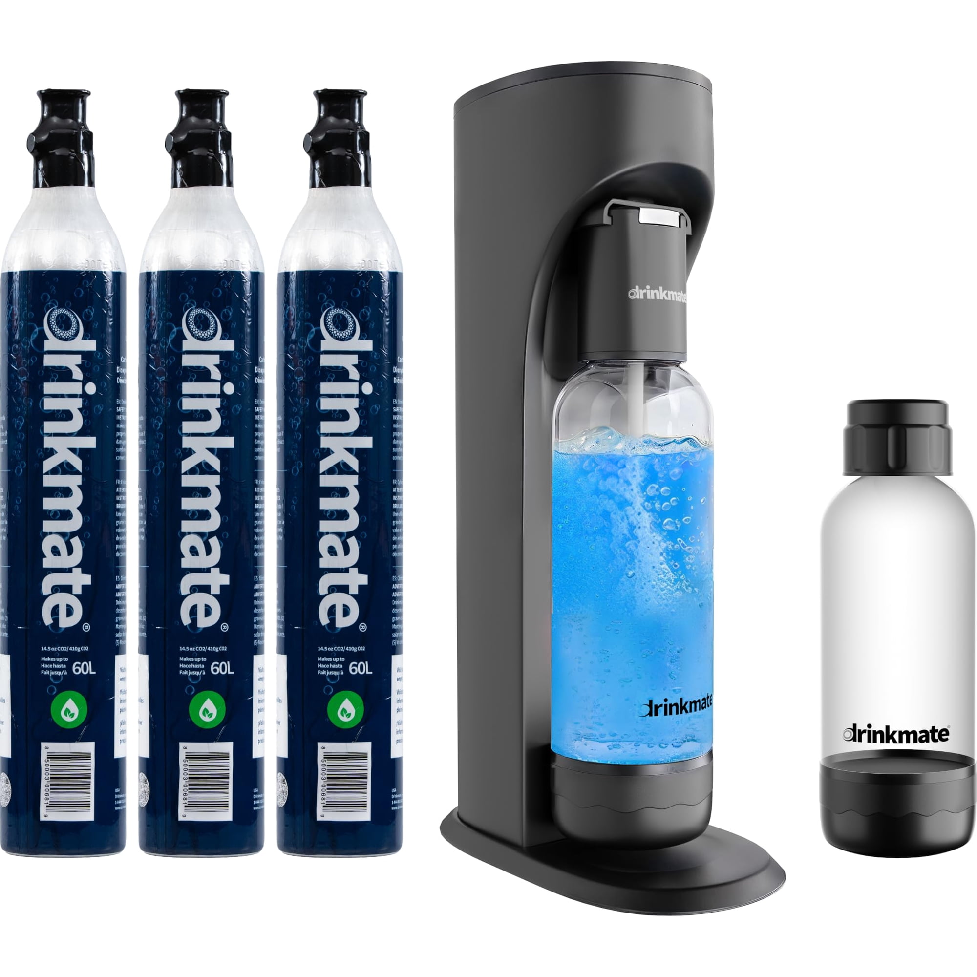 Paquete Drinkmate Omnifizz Para Hacer Agua Con Gas Y Refrescos