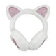 thumbnail image 1 of Orejeras de gato cálidas de invierno para mujer, lindas orejeras de gato, diadema de piel sintética para exteriores, 1 of 5