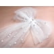 thumbnail image 5 of Lazo de Cacampanao blanco, velo de soltera, clip de Cacampanao de novia con perla, decoraciones de soltera, regalos de dama de honor, regalo de despedida de soltera para futura novia, 5 of 7