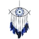 thumbnail image 1 of Atrapasueños De Mal De Ojo Hecho A Mano Para La Decoración De La Sala De Estar De La Oficina Azul Negro, 1 of 5