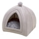 thumbnail image 3 of Maison Pour Chat Mignon, Niche Confortable en Peluche Pour Animal de Compagnie, Nid, Lavable à Chaud, Coussin, Pour Chaton de Taille Moyenne, Sol , s S, 3 of 5