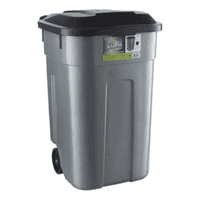 Genérico - Basurero Megaforte De 140 Litros