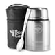 thumbnail image 2 of Termo Comida BossCamp 500 ml Plata Acero Inoxidable Bolso Térmico Cuchara, 2 of 8
