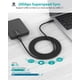 thumbnail image 3 of Cable USB C a USB C, cable USB-C 3.2 Gen 2 de 3 m, cable USB C 4K UHD de 20 Gbps, cable de carga rápida PD de 100 W para Thunderbolt 3, Oculus Quest, MacBook Pro, iPad Pro, Galaxy S23, nailon trenzado, 3 of 7
