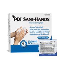 Toallitas Desinfectantes Para Manos Pdi Sani-Hands, 100 Paquetes Por Caja
