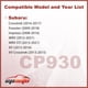 thumbnail image 2 of Filtro de aire de cabina EPauto CP930 (CF10930) para Subaru Forester, 2 of 6