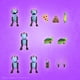 thumbnail image 5 of Pack de figuras de acción Super7 Teenage Mutant Ninja Turtles, 5 of 6