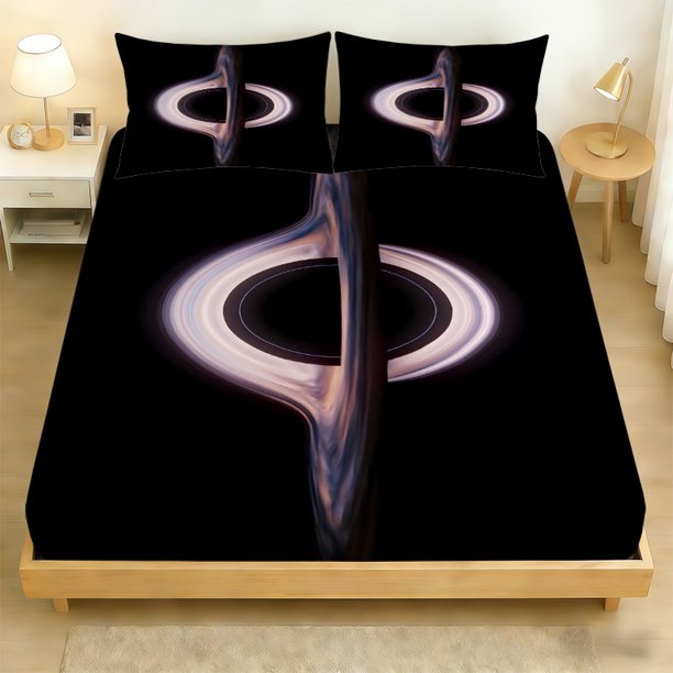 3pcs Treble Clef Art Pattern Print Three-Piece Set Soft And Skin-Friendly Polyester Fabric